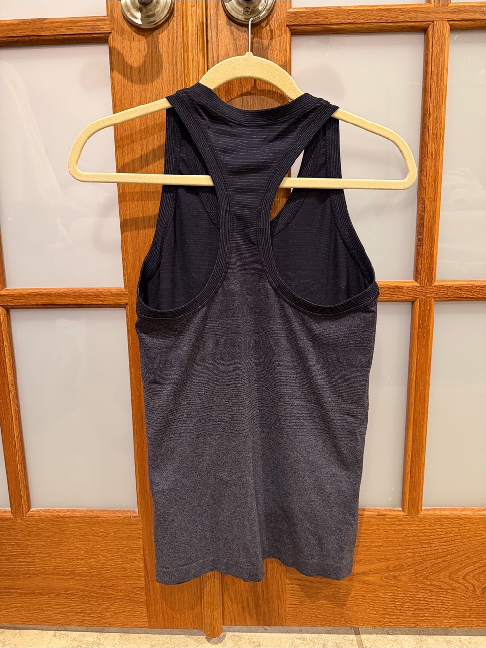 Athleta Navy Racerback Performance Tank - Picture 2 of 5